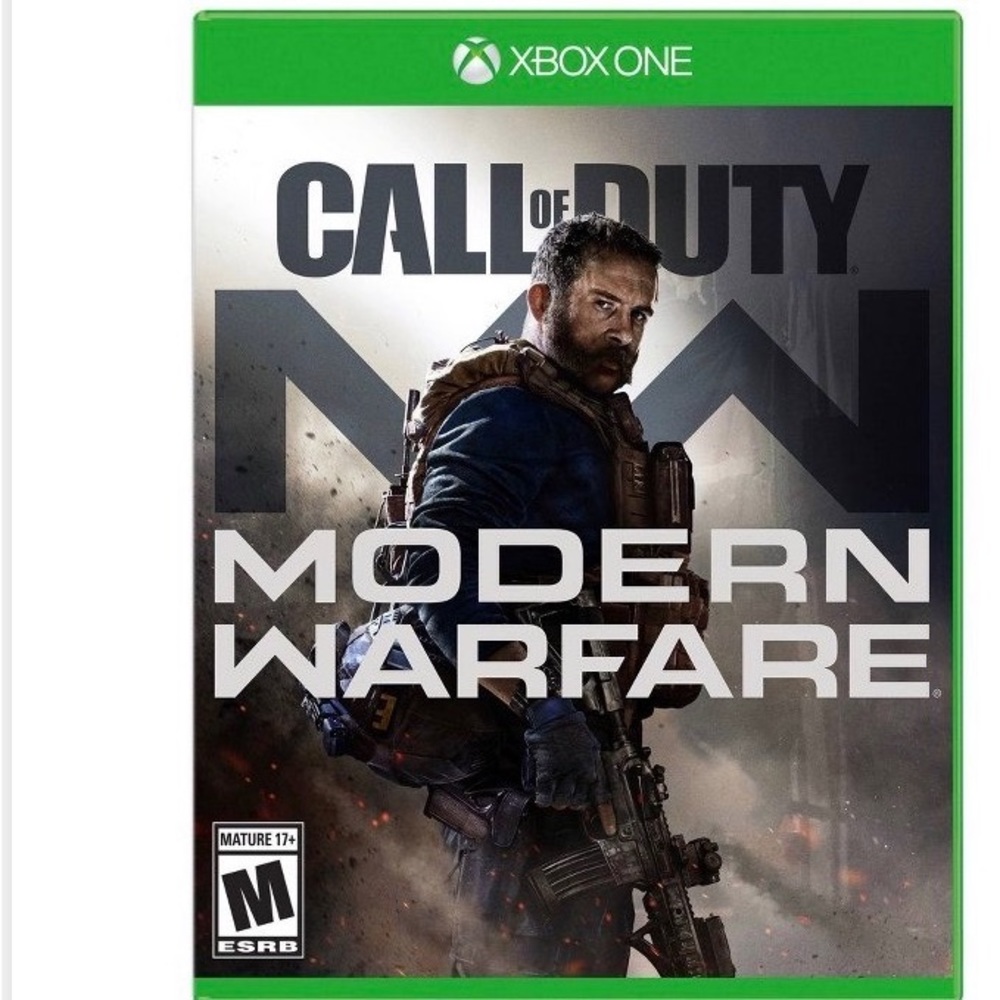 XBOX ONE MODERN WARFARE CAll of DUTY pre-owned